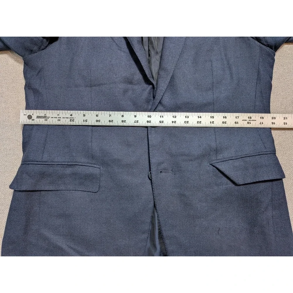 Ermenegildo Zegna Men's Blazer ITA 50R USA 40R Navy Blue 100% Wool Italy Made